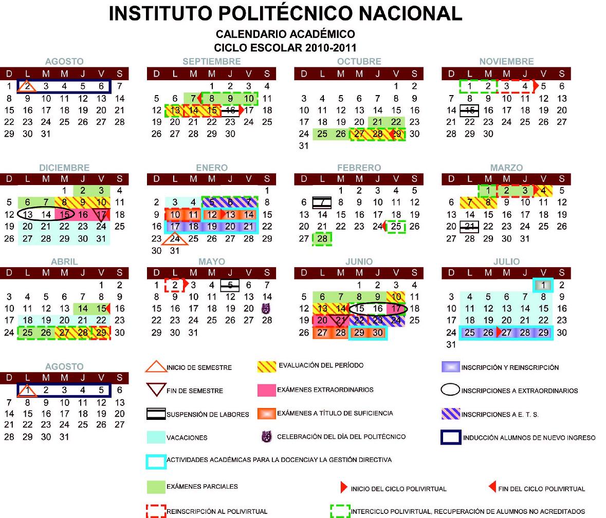 Calendario IPN