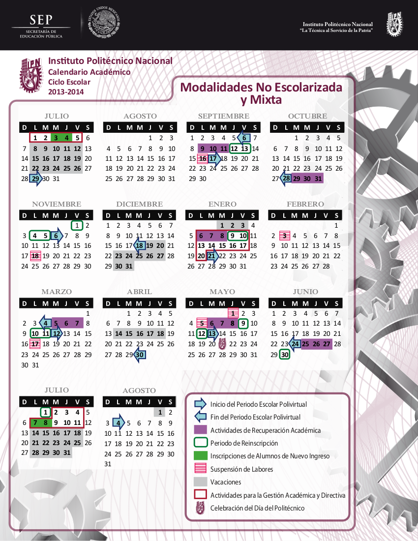 Calendario IPN