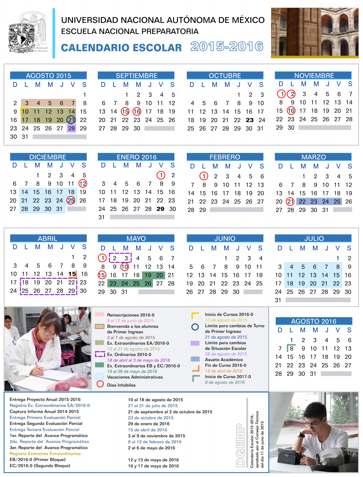 Calendario ENP
